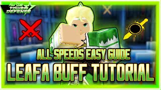 Leafa Auto-Buff Tutorial Its Simple All Star Tower Defense