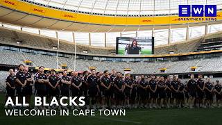 All Blacks welcomed in Cape Town