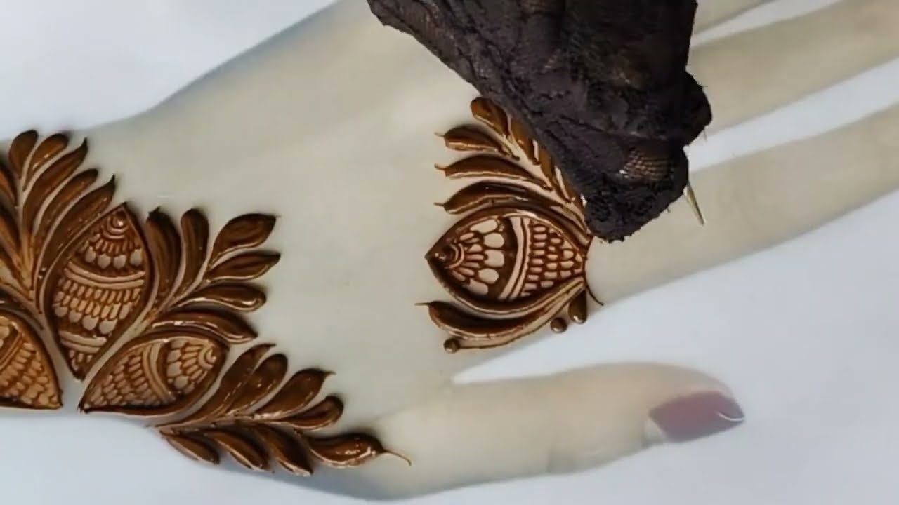 Top 3 Stylish Mehndi Designs for Back Hand ll Easy mehndi designs for back hand trending 