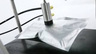 Leak Tester and Seal Strength Detector for finished packages and three-side sealed packaging