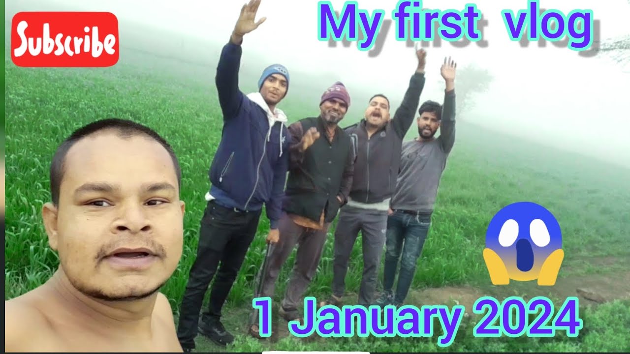 my first vlog 1st January 2024 