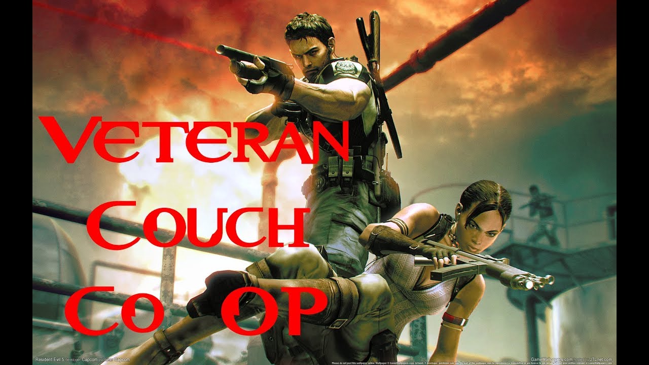 Resident Evil 5 Couch Coop P5 Two Grown Women Veteran Difficulty