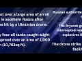 Ukraine war: Russian oil depot hit in Ukrainian drone attack