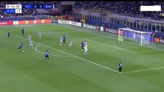 Hakan Calhanoglu Goal Vs Barcelona Inter Vs Barcelona 1-0