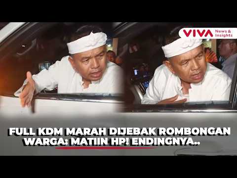VIDEO KDM Emosi Semprot Emak-emak, Dijebak Belok ke Jalan Rusak: Marah Sama Bupati