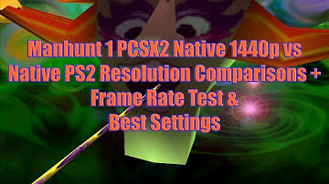 Manhunt 1 PCSX2 Native 1440p vs Native PS2 Resolution Comparisons + Frame Rate Test