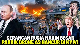 AS Kena Serangan Langsung! Pabrik Drone Amerika di Kyiv Rata dengan Tanah Dirudal Rusia