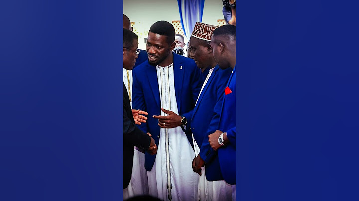 H.E PRESIDENT BOBI WINE AND KATIKIRO
