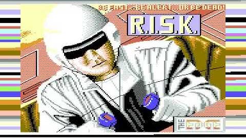 RISK THE EDGE COMMODORE 64 C64 GAME TAPE LOADING