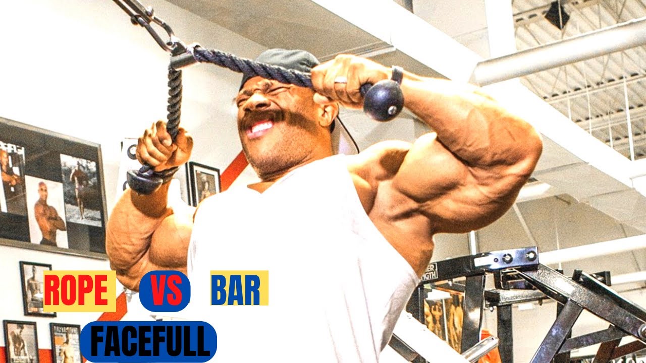 face pull, rope vs barbell 2022rope vs barbell face pull the fitness