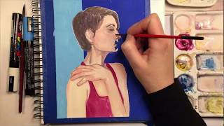 Timelapse paintings & “Routine”