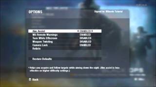 Black Ops Wii Remote Tutorial