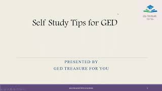 Self study လေ့လာနေတဲ့ ေကျာင်းသားတွေအတွက် GED Math Tips (effortless math)