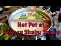 Eating ayce hot pot at rokaru shabu shabu  pearl city hawaii  all you can eat  bret kilauea