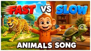 Fast Vs Slow Animals Song Control Your Speed Good Habits For Toddlers Preschoolers Zigloo