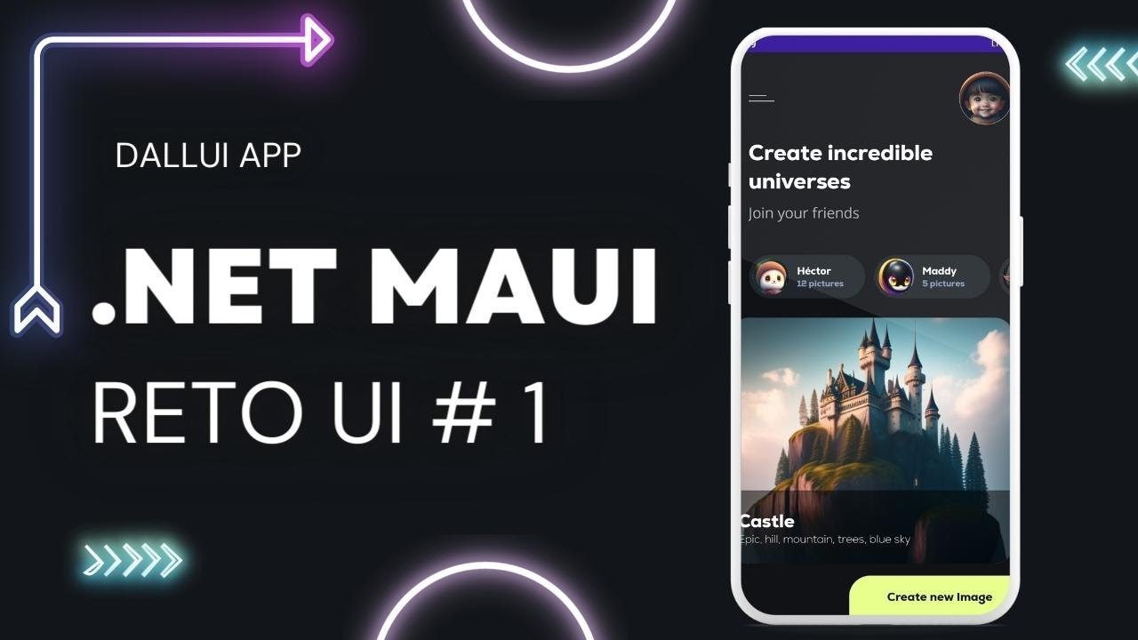 De Dribble a .NET MAUI - Reto XAML App DALL-E