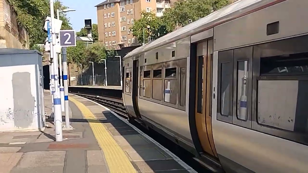 Trains at Woolwich Dockyard including *465908 Network Southeastern Chris Green*