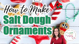 Easiest Ever Salt Dough Recipe (3 Ingredients!) | Salt Dough Christmas Ornaments