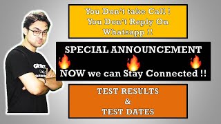 Lets Connect !!! A better way to interact with you all ! Test Result Announcements ! New Test Dates screenshot 4