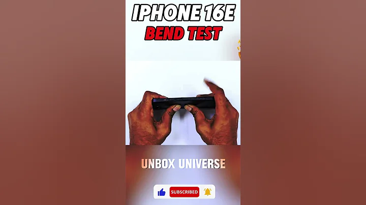 iPhone 16e BEND TEST – Did Apple Finally Fix It? 😱💥 #shorts#viral