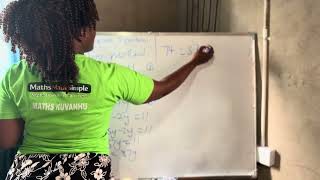 Simultaneous equations by substitution 