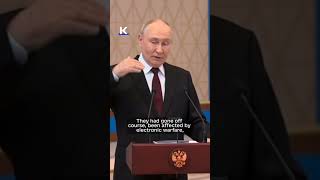 Putin rejects accusations over drone crash in Romania