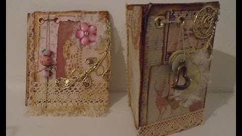 Craft with me making small envelope ephemera folders