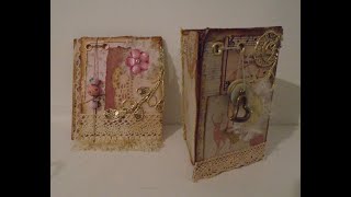 Craft with me making small envelope ephemera folders