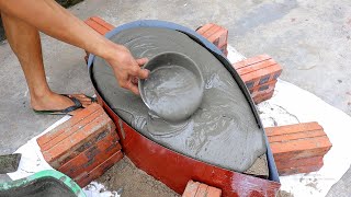Creative And Easy // Unique Products From Cement For The Garden