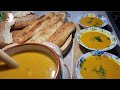 خبز معمر مع خبز الكوشة وشوربة اليقطين اللذيذة والصحية البنة ياسلام 