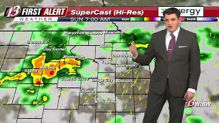Limited Friday, Storms Saturday Night, Warming Trend Continues