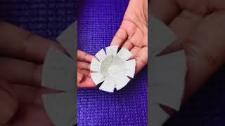 Egg tray Craft Ideas || Easy Flowers Making from Egg Carton#shorts