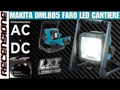 Construction site lighting? Makita DML805 LED work light review