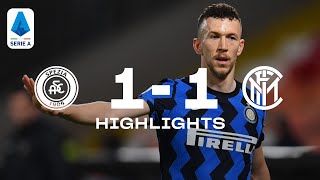 Spezia 1-1 Inter Highlights Serie A 2021 Perisic Cancels Out Farias Early Opener