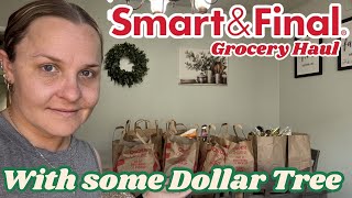 Smart & Final Grocery Haul with some Dollar Tree #hauls #groceryshopping #dollartree 