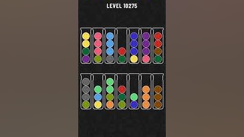 Ball Sort Puzzle Level 10275 / Water Sort Puzzle Level 10275  / all the same