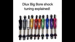 Dlux Big Bore shocks tuning.