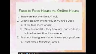 Distance Learning Framework