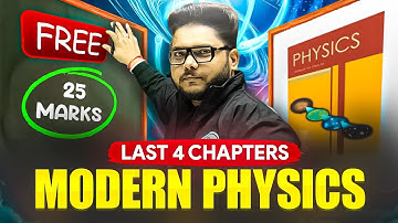 Class 12th Complete MODERN PHYSICS in One Video 🔥