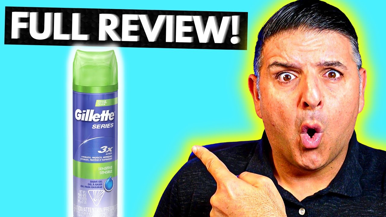 Gillette Series 3X Sensitive Shave Gel (Full Review) YouTube