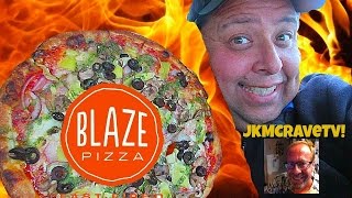 BLAZE PIZZA® "Veg Out" Pizza Review with JKMCraveTV!