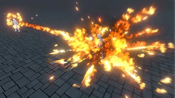 Archer skill: Explosive arrow effect (Game VFX demo for Patreon subscribers). Made for Unity 2018.1+