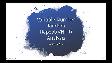 Mini Exam Video 7: VNTR Analysis