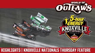 World of Outlaws Craftsman Sprint Cars Knoxville Nationals August 11th, 2016 | HIGHLIGHTS