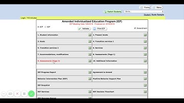 SpEd Forms   Amend IEP