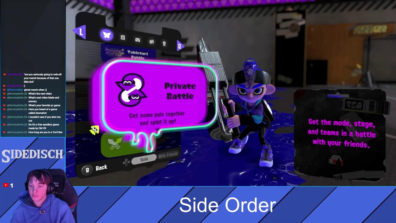 Splatoon 3 Side Order Stream