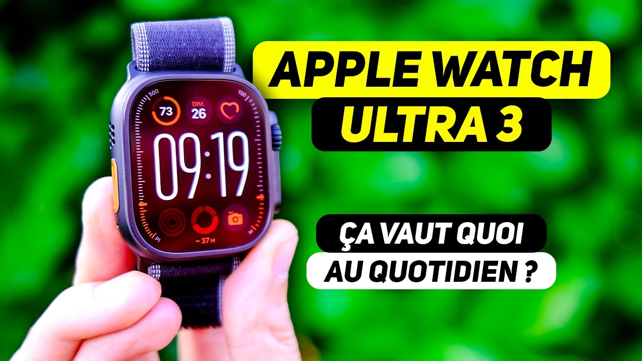48h avec l'Apple Watch ULTRA 3 - Un mois de test vraiment ULTRA ! (j'ai souffert)