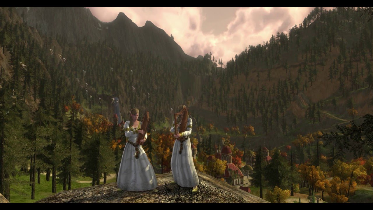 Rivendell White Wedding (An ode to the Harp Twins)