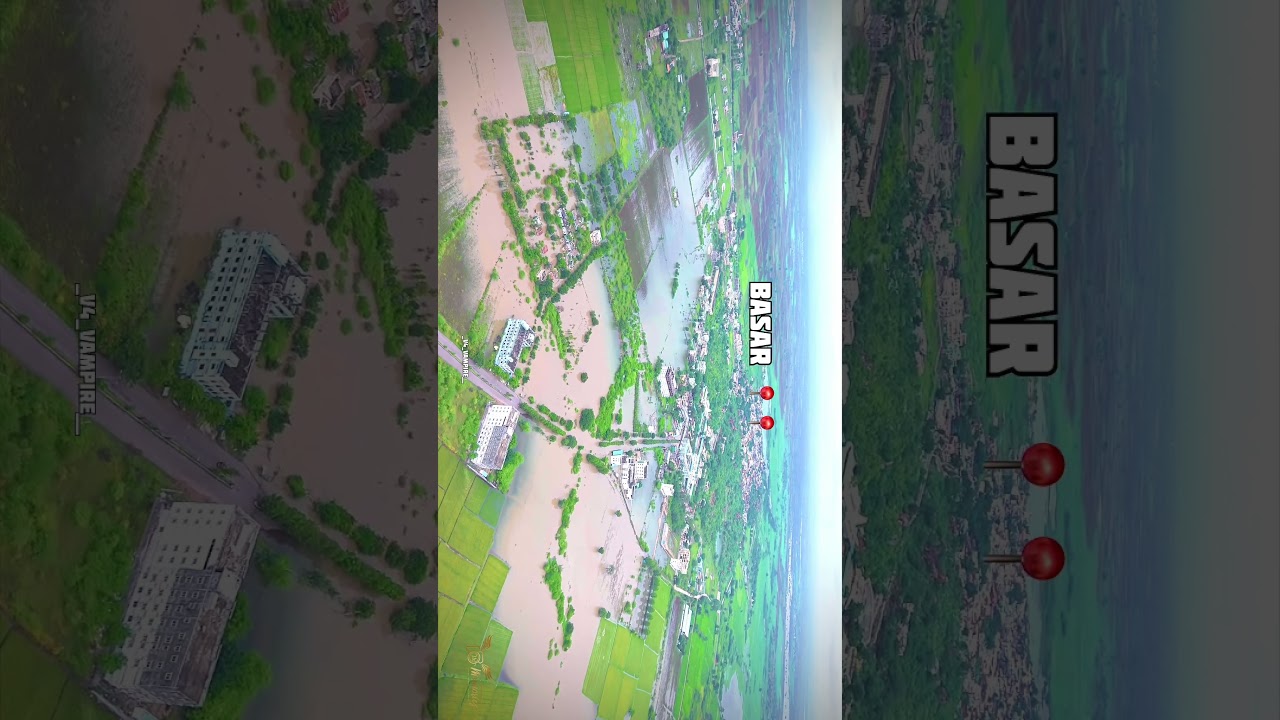 “Historic First: Godavari Floods Shut Down Basar Routes” 