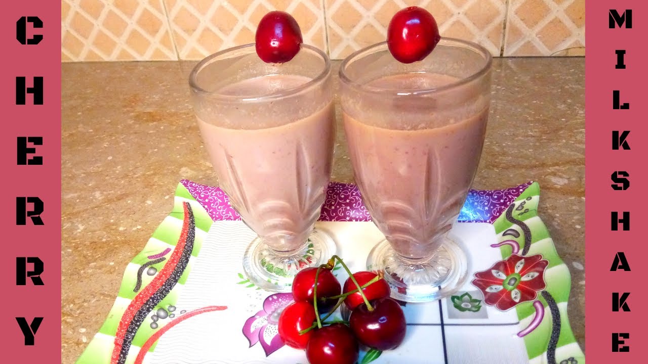 Cherry Juice | Summer Refreshing Drinks | Cherry Milkshake